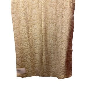 #4814 Calvin Klein Vintage Large taupe scarf 72x28